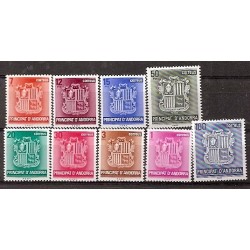 Sellos - Países - Andorra - Correo Español - Series completas - 1982 - 148/56 - **