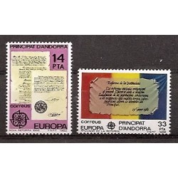 Sellos - Países - Andorra - Correo Español - Series completas - 1982 - 157/58 - **