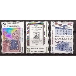 Sellos - Países - Andorra - Correo Español - Series completas - 1982 - 163/65 - **