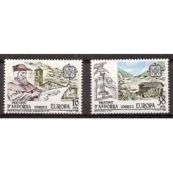 Sellos - Países - Andorra - Correo Español - Series completas - 1983 - 168/69 - **