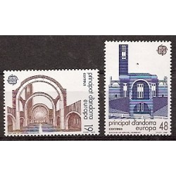 Sellos - Países - Andorra - Correo Español - Series completas - 1987 - 196/97 - **