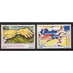 Sellos - Países - Andorra - Correo Español - Series completas - 1991 - 223/24 - **