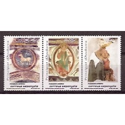 Sellos - Países - Andorra - Correo Español - Series completas - 2002 - 301/03 - **