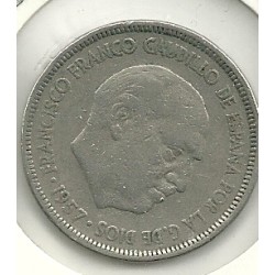 Monedas - España - Estado Español (18-VII-1936 / 20 - 005 pesetas - 309 - Año 1957*60