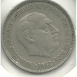 Monedas - España - Estado Español (18-VII-1936 / 20 - 005 pesetas - 315 - Año 1957*66