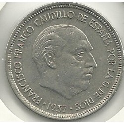 Monedas - España - Estado Español (18-VII-1936 / 20 - 005 pesetas - 322 - Año 1957*73