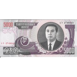 Billetes - Asia - Korea del Norte - 45 - sc - 2006 - 5000 won - Num.ref: 2749343