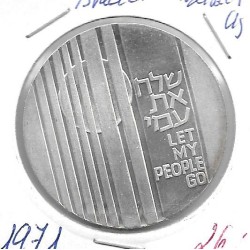 Monedas - Asia - Israel - 59.1 - 1971 - 10 lirot - plata