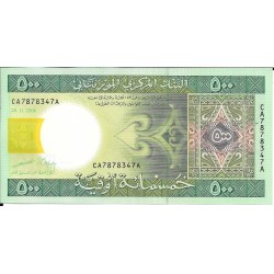 Billetes - Africa - Mauritania - 12a - sc - 2004 - 500 ouguiya - Num.ref: CA7878347A