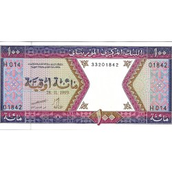 Billetes - Africa - Mauritania - 4i - sc - 1999 - 100 ouguiya - Num.ref: 33201842