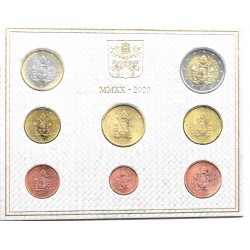 Monedas - Euros - Estuches Oficiales - Vaticano -  - FDC - 2020 - Coleccion 8 monedas