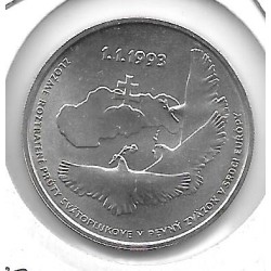 Monedas - Europa - Eslovaquia - 16 - 1993 - 100 coronas - plata