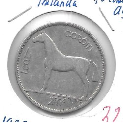 Monedas - Europa - Irlanda - 8 - 1928 - Media corona - plata