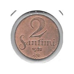 Monedas - Europa - Letonia - 2 - 1932 - 2 santimu