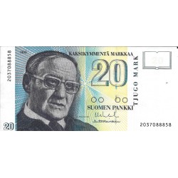 Billetes - Europa - Finlandia - 122 - sc - 1993 - 20 marcos - Num.ref: 2037088858