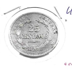 Monedas - America - Costa Rica - 130 - 1890 - 25 ctv - plata