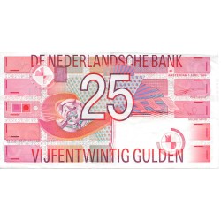 Billetes - Europa - Holanda - 100 - MBC - 1989 - 25 Gulden - num ref:2023219331