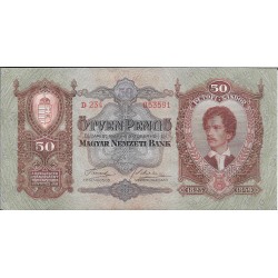 Billetes - Europa - Hungria - 99 - sc - 1932 - 50 Pengo - Num.ref: 053591