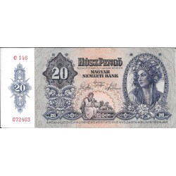 Billetes - Europa - Hungria - 109 - sc - 1941 - 20 Pengo - Num.ref: 072403