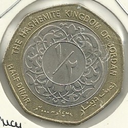 Monedas - Asia - Jordania - 079 - Año 2000 - 0.5 dinar