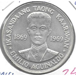 Monedas - Asia - Filipinas - 201 - 1969 - Peso - Plata