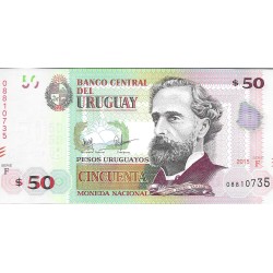 Billetes - America - Uruguay - 94 - sc - 2015 - 50 pesos - Num.ref: 08810735