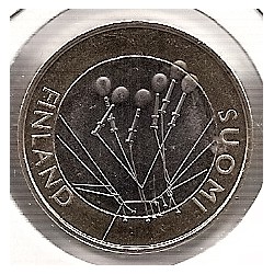 5€ - Finlandia - Año 2010 - Escudo león