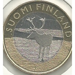 Monedas - Euros - 5€ - Finlandia - Año 2015 - Reno