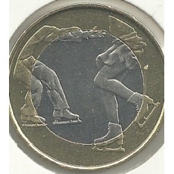 Monedas - Euros - 5€ - Finlandia - Año 2015 - Patinaje