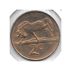 Monedas - Africa - Sudáfrica - 83 - Año 1986 - 2 Cents