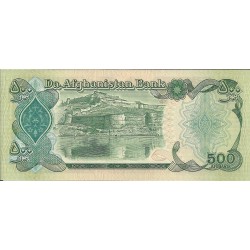 Billetes - Asia - Afghanistan - 060c - sc - Año 1991 - 500 afghanes