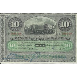 Billetes - España (Excolonias) - 49 - EBC+ - Año 1896 - 10 Pesos - num ref: 200228