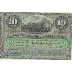 Billetes - España (Excolonias) - 49 - EBC+ - Año 1896 - 10 Pesos - num ref: 154864