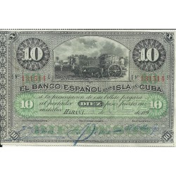 Billetes - España (Excolonias) - 49 - EBC+ - Año 1896 - 10 Pesos - num ref: 131514