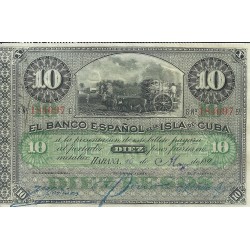 Billetes - España (Excolonias) - 49 - EBC+ - Año 1896 - 10 Pesos - num ref: 184097