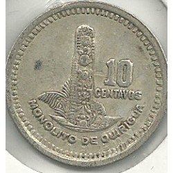 Monedas - America - Guatemala - 256.1 - Año 1958 - 10 ctv