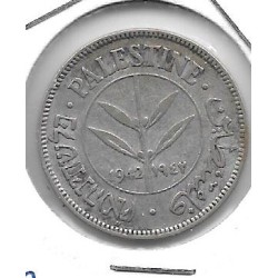 Monedas - Asia - Palestina - 6 - 1942 - 50 mils - plata