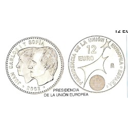 12€ - España - 001 - Año 2002 - presidencia de la unión europea