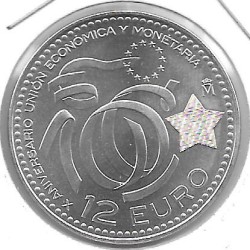 Monedas - Euros - 12€ - España - Año 2009 - X Aniverario Union Economica y Societaria