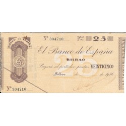 Billetes - España - II Republica (1931 - 1939) - Banco de España (Bilbao) - 392 - mbc+ - 1936 - 25 pesetas - Num.ref: 304710