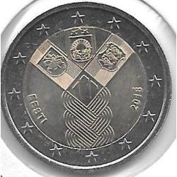 Monedas - Euros - 2€ - Estonia - Año 2018 - 100 Aniversario Estados Bálticos