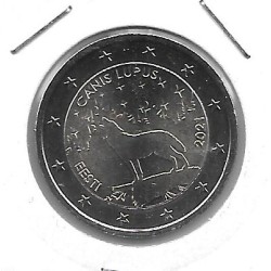 Monedas - Euros - 2€ - Estonia - SC - 2021 - Lobo