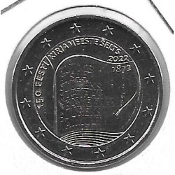 Monedas - Euros - 2€ - Estonia - SC - 2022 - Sociedad de Literatura