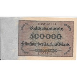 Billetes - Europa - Alemania - 88 - MBC- - Año 1923 - 500000 Marcos - num ref: E00541274