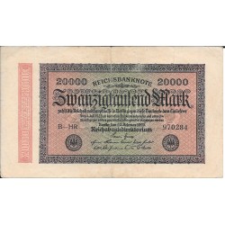 Billetes - Europa - Alemania - 85 - MBC- - Año 1923 - 20000 Marcos - num ref: 970284