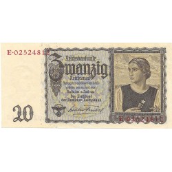 Billetes - Europa - Alemania - 185 - ebc - 1939 - 20 reichmark - Num.ref: E02524812