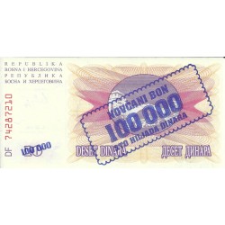 Billetes - Europa - Bosnia - 034 - sc - Año 1993 - 100000 dinara