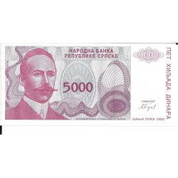 Billetes - Europa - Bosnia - 152 - sc - 1993 - 5000 dinara - ref: 0238382