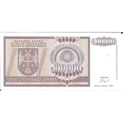 Billetes - Europa - Bosnia - 141 - sc - 100.000 dinara - Num.ref: 2653851