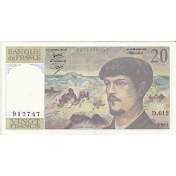 Billetes - Europa - Francia - 151a - mbc - Año 1983 - 20 francos